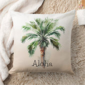 トロピカルパームグラデーションツリー クッション (ブランケット)
