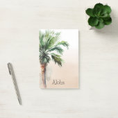トロピカルパームグラデーションツリー ポストイット (オフィス)