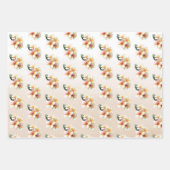 トロピカルパームグラデーションツリー ラッピングペーパーシート (正面3)