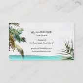 トロピカルパームココナッツ離れツリービーチ 名刺 (裏面)
