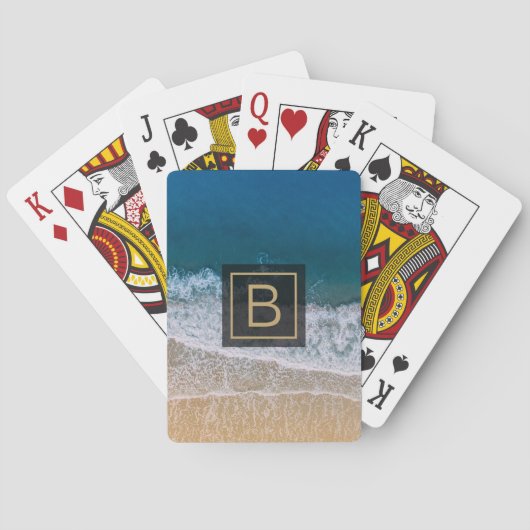 トロピカルパームコーストフロリダサンディビーチタイポグラフィ トランプ (裏面)