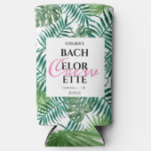 トロピカルパームサマーバチェロレッテ週末パーティー スリム缶クーラー (正面)