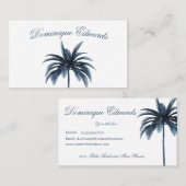 トロピカルパームスタイリッシュツリーブループロフェッショナル 名刺 (正面/裏面)