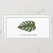 トロピカルパームスパギフト券 (正面/裏面)