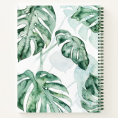 トロピカルパームスプリットリーフ ノートブック (裏面)