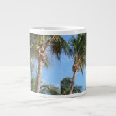 トロピカルパームズアングブルースカイマググ ジャンボコーヒーマグカップ (正面)