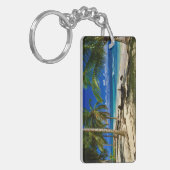 トロピカルパームズサンブラスパナサンサンサンサンサンサンサンサンサンディビーチアイランド キーホルダー (正面左)