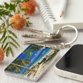 トロピカルパームズサンブラスパナサンサンサンサンサンサンサンサンサンディビーチアイランド キーホルダー (正面右)