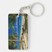 トロピカルパームズサンブラスパナサンサンサンサンサンサンサンサンサンディビーチアイランド キーホルダー (裏面)