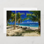トロピカルパームズサンブラスパナサンサンサンサンサンサンサンサンサンディビーチアイランド ポストカード (正面/裏面)