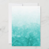 トロピカルパームズビーチブライダルシャワー招待 招待状 (裏面)