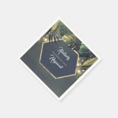 トロピカルパームズビーチ スタンダードカクテルナプキン (角)