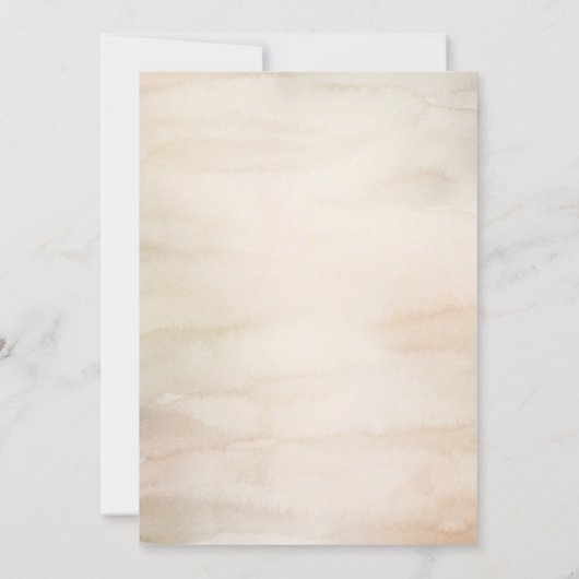 トロピカルパームズフェデズシーサイド結婚砂漠 招待状 (裏面)