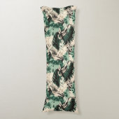 トロピカルパームズプリント抱き枕 ボディピロー (正面縦)