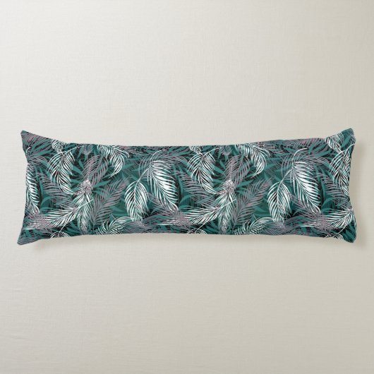 トロピカルパームズプリント抱き枕 ボディピロー (正面)