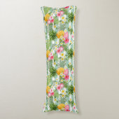 トロピカルパームズプリント抱き枕 ボディピロー (正面縦)