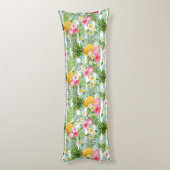 トロピカルパームズプリント抱き枕 ボディピロー (裏面 (縦))