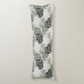 トロピカルパームズプリント抱き枕 ボディピロー (正面縦)