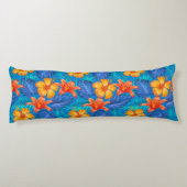 トロピカルパームズプリント抱き枕 ボディピロー (裏面)