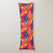 トロピカルパームズプリント抱き枕 ボディピロー (正面縦)