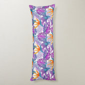 トロピカルパームズプリント抱き枕 ボディピロー (裏面 (縦))