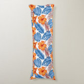 トロピカルパームズプリント抱き枕 ボディピロー (正面縦)