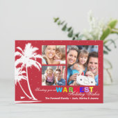 トロピカルパームズホリデーフォトカード シーズンカード (スタンド正面)