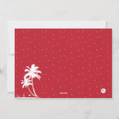トロピカルパームズホリデーフォトカード シーズンカード (裏面)