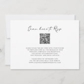 トロピカルパームズ書道行き先結婚式 招待状 (裏面)