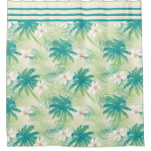トロピカルパームズ シャワーカーテン (正面)