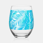 トロピカルパームズ ステムなしワイングラス (裏面)