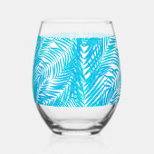 トロピカルパームズ ステムなしワイングラス (左)