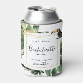 トロピカルパームズ バチェロレッテ | モノグラム 缶クーラー (缶正面)