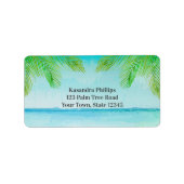 トロピカルパームズ ラベル (正面)