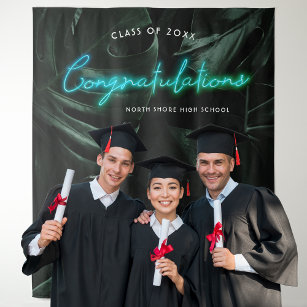 トロピカルパームズ  卒業写真ブース背景 タペストリー