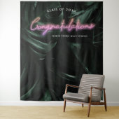 トロピカルパームズ |卒業写真ブース背景 タペストリー (インサイチュ)