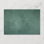 トロピカルパームズ |水彩ウェディングレセプション エンクロージャーカード (裏面)