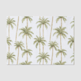 トロピカルパームツリーのウェディング 薄葉紙