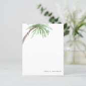 トロピカルパームツリーカスタム紙シート (スタンド正面)