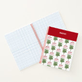 トロピカルパームツリークリスマスツリー ノートブック (内部)