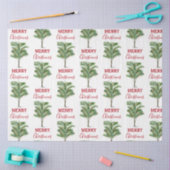 トロピカルパームツリークリスマスツリー 薄葉紙 (クラフト)