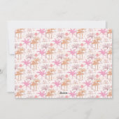 トロピカルパームツリークリスマス3枚の写真 シーズンカード (裏面)