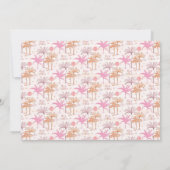 トロピカルパームツリークリスマス3枚の写真 シーズンカード (裏面)