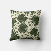 トロピカルパームツリーグリーン クッション (裏面)