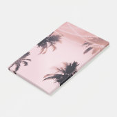 トロピカルパームツリーズアンドライツピンクビーチイビーチ ポストイット (アングル)