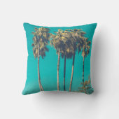 トロピカルパームツリーズカリフォルニアレトロ クッション (裏面)