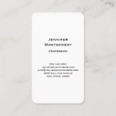 トロピカルパームツリーズカリフォルニアレトロ 名刺 (裏面)