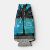 トロピカルパームツリーズサマークールボトル ボトルクーラー (裏面)