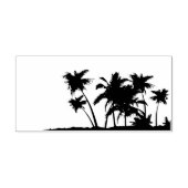 トロピカルパームツリーズデザイン ラバースタンプ (インプリント)