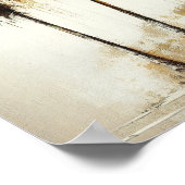 トロピカルパームツリーズビーチウォールアートポスター ポスター (角)